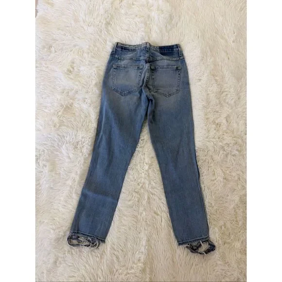 AMO JEANS size 24 BABE SWEET CHEEKS blue jean